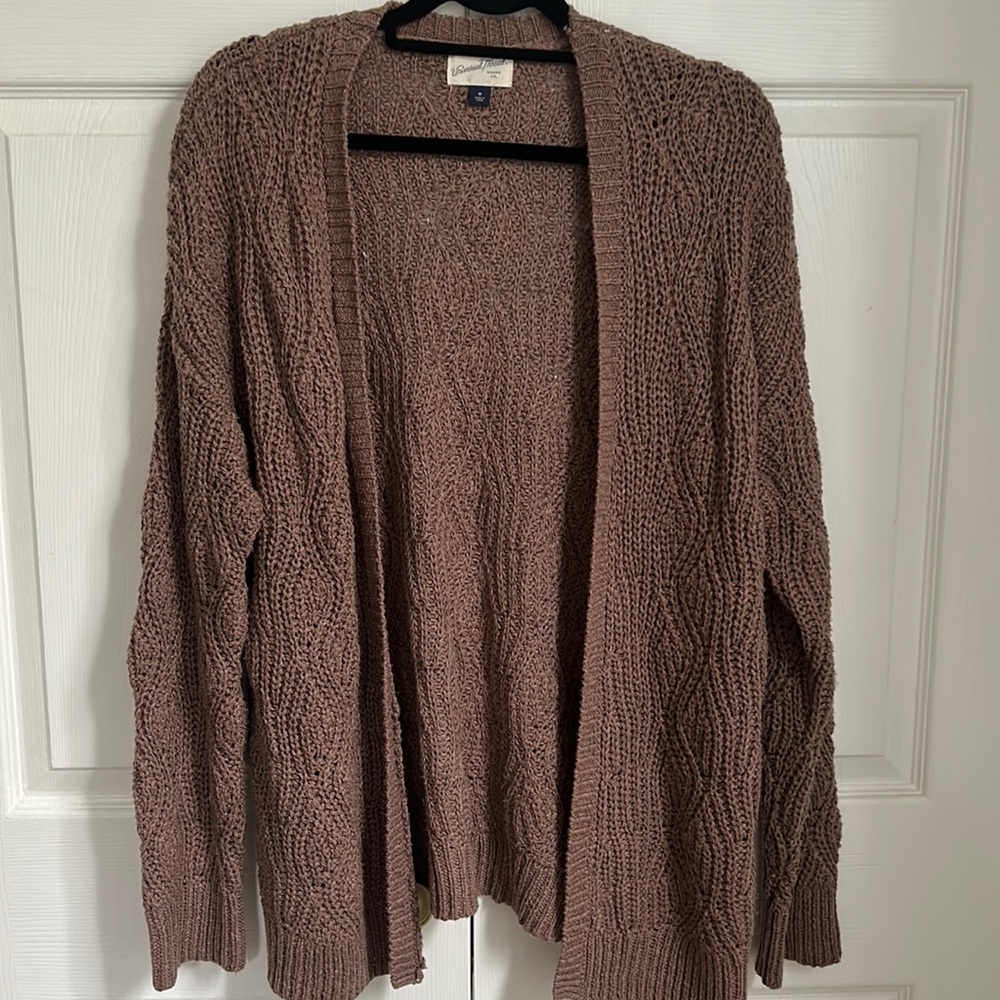 Brown Cardigan Junior Women’s Medium Universal Thread